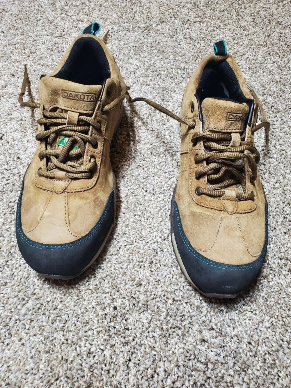 Dakota Women's Steel Toe Safety Shoes Size 8 Suede Tarantula Grips